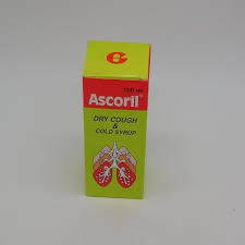 Ascoril Dry Cough & Cold Syrup 100Ml