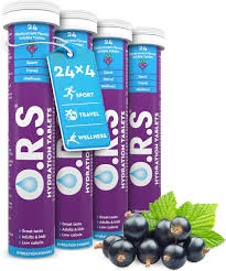 ORS HYDRATION TABLET BLACK CURRENT 24’S