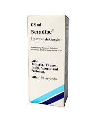 Betadine Mouthwash 125Ml(Povidone Iodine)